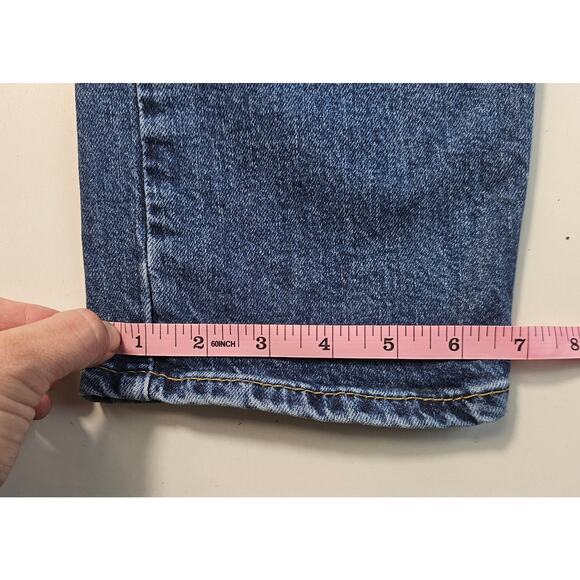 Levis 512 tapered blank tab jeans sz 38x30 EUC stone blue comfort casual y2k - Picture 7 of 9